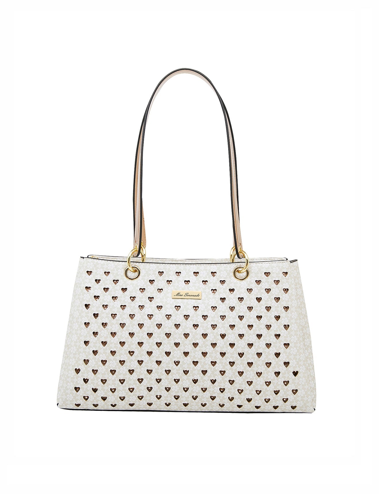 DAKOTA VEGAN TASCHE MIT DREI FÄCHERN -XB-2970-BEI