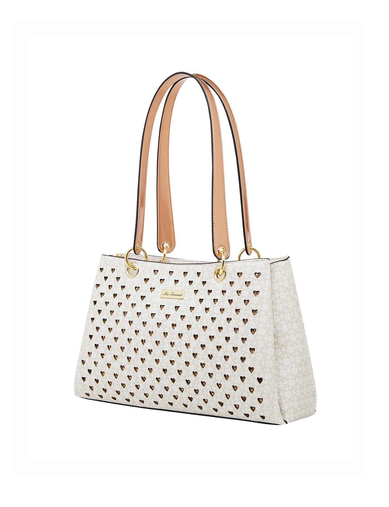 DAKOTA VEGAN TASCHE MIT DREI FÄCHERN -XB-2970-BEI