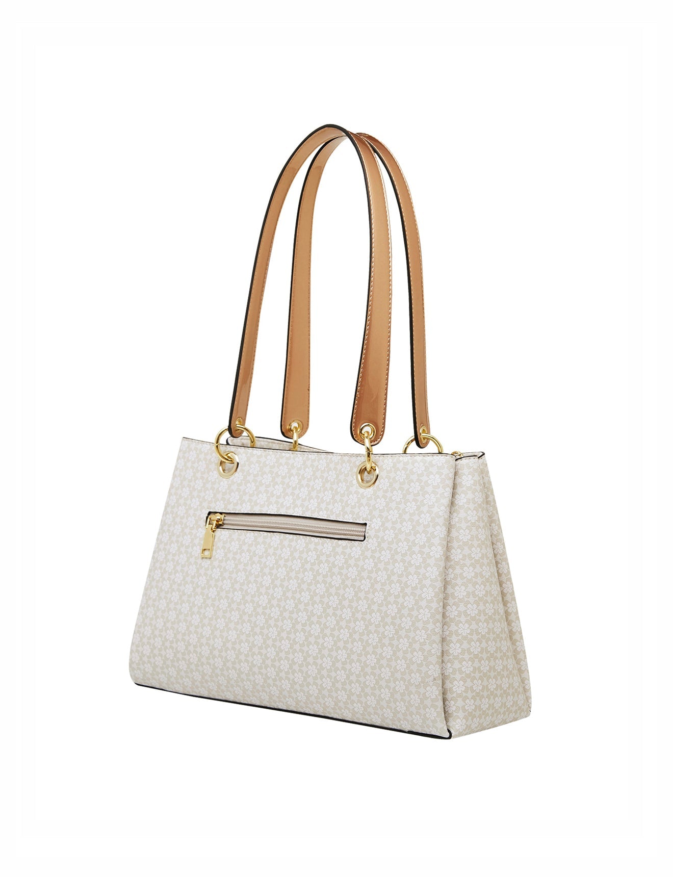 DAKOTA VEGAN TASCHE MIT DREI FÄCHERN -XB-2970-BEI
