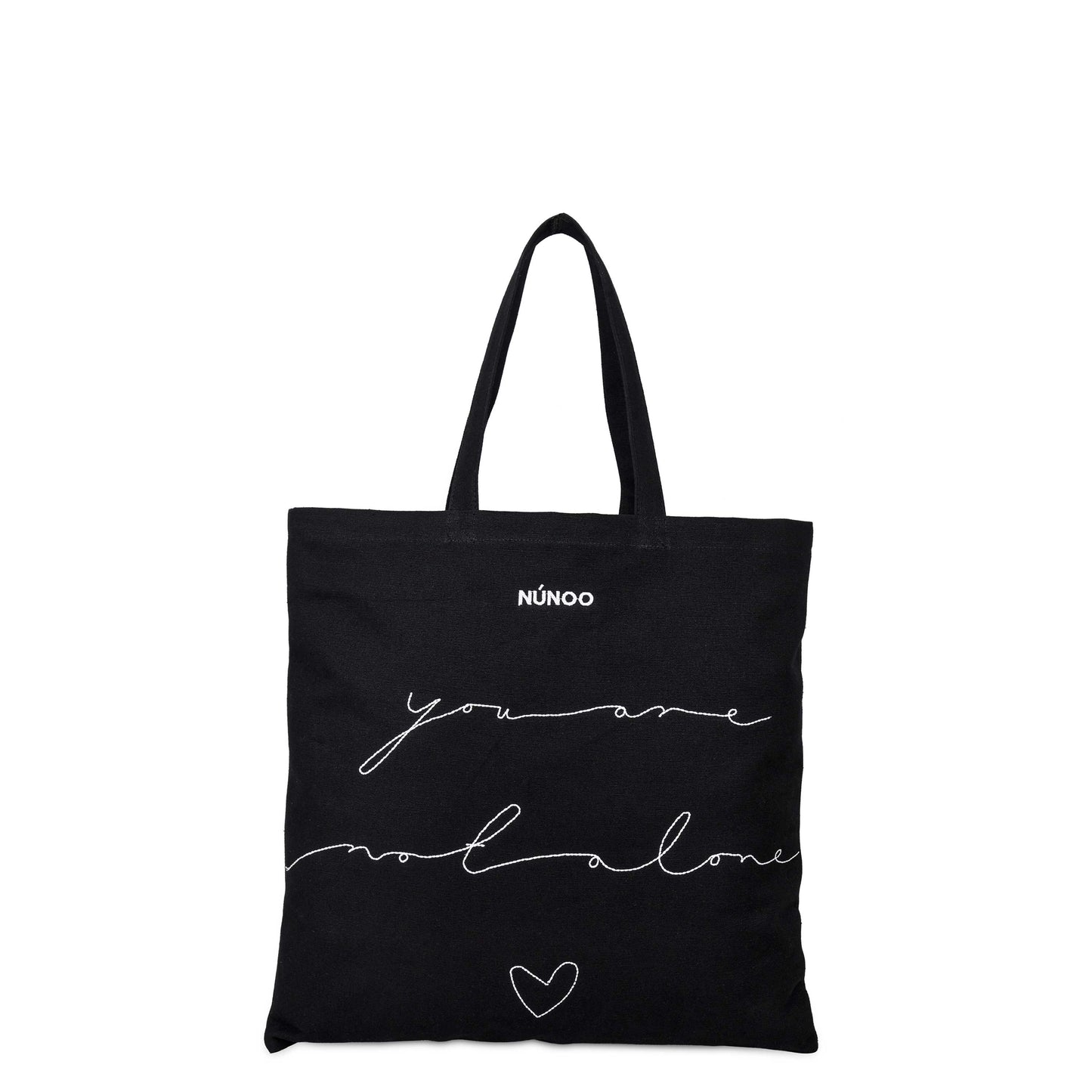 You're Not Alone Shopper Canvas Black