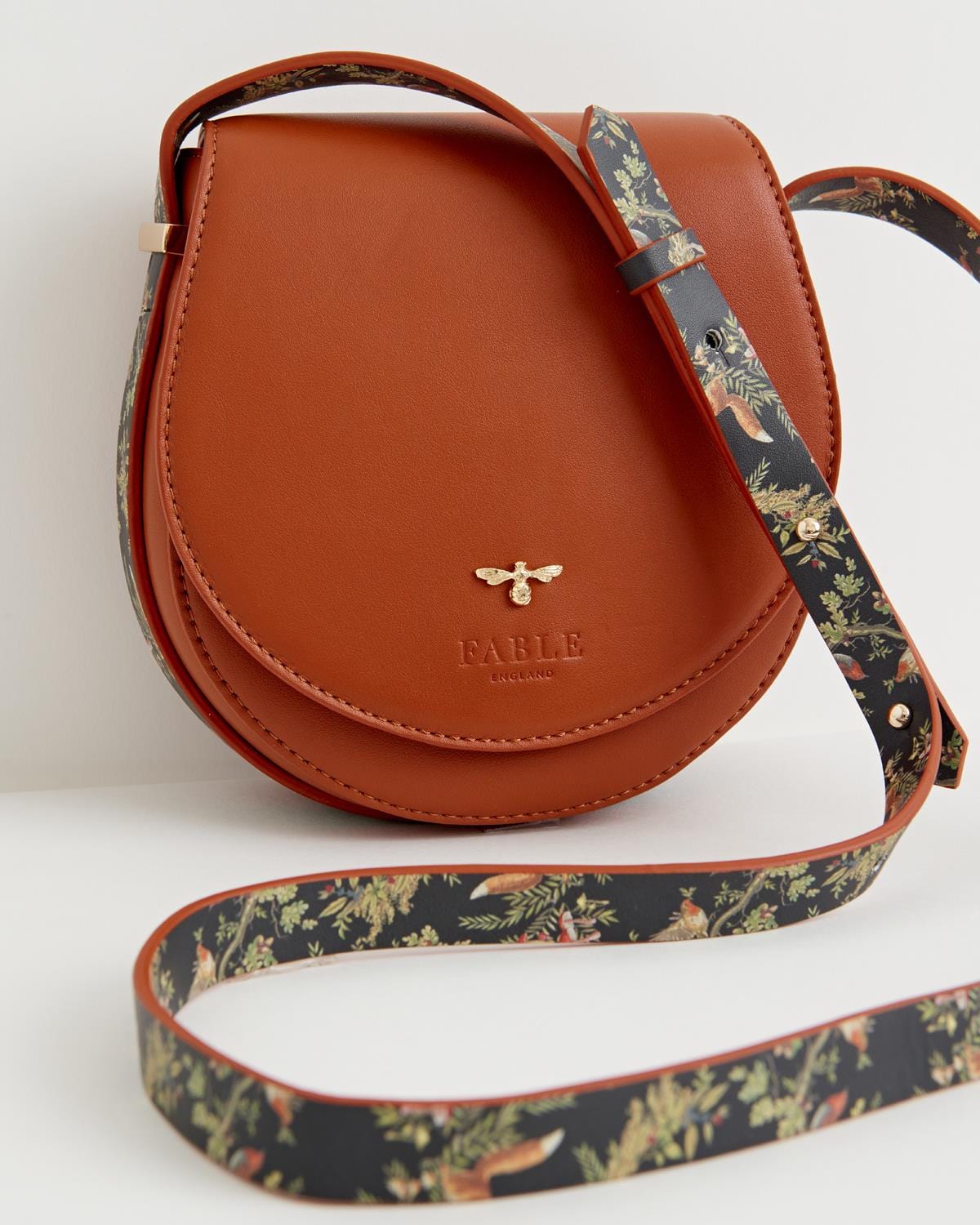 Satteltasche „A Night's Tale“ – Hellbraun