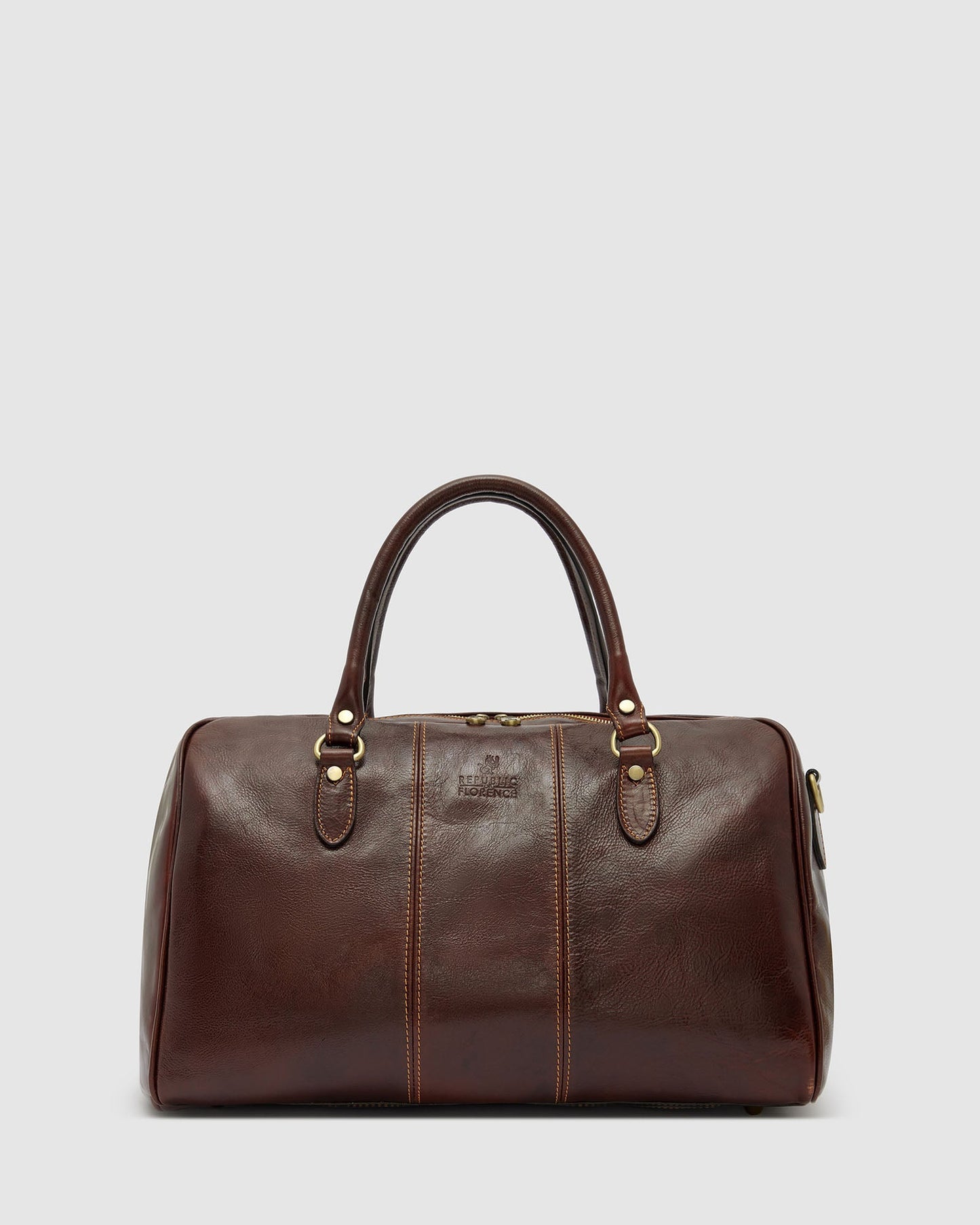Albertis Piccolo Brown – Leder-Reisetasche