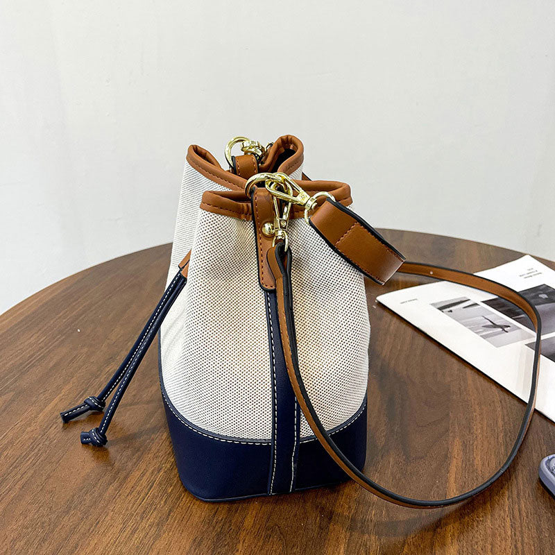 Beuteltasche aus Canvas im Vintage-Stil