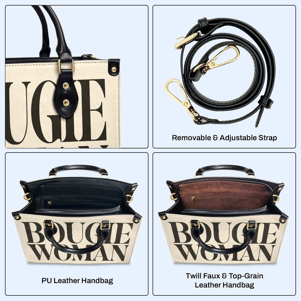 Bougie Woman - Personalisierte Lederhandtasche - bougie02