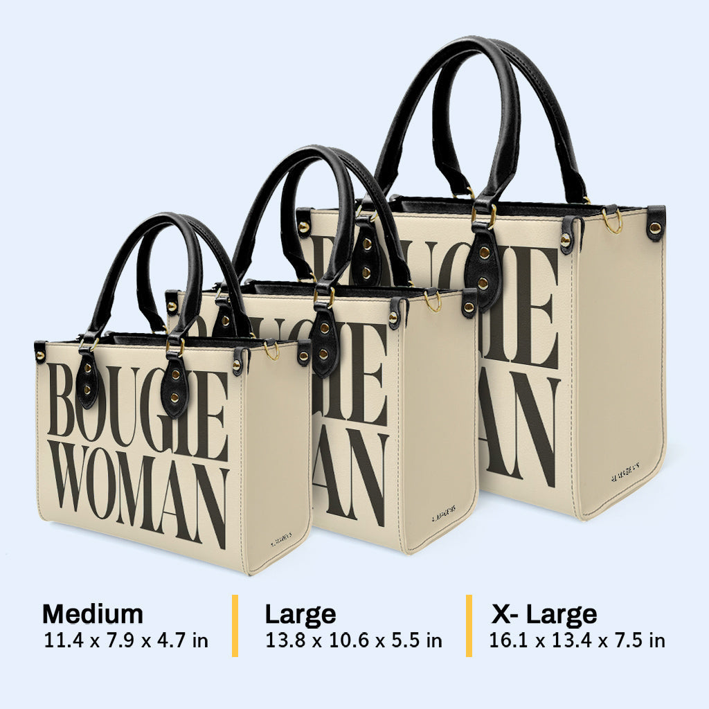 Bougie Woman - Personalisierte Lederhandtasche - bougie02