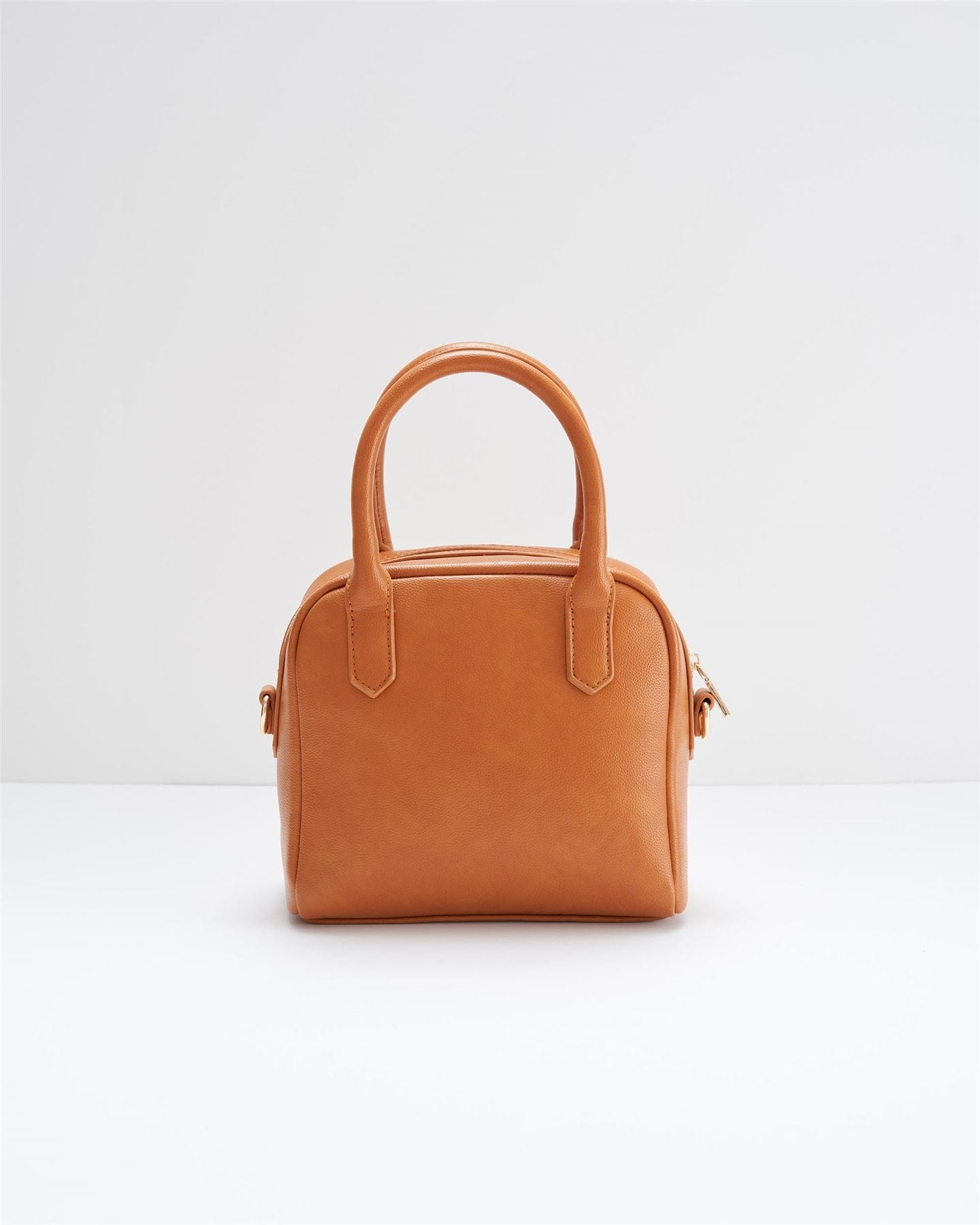 Kleine Bowlingtasche „Eloise“ - Hellbraun