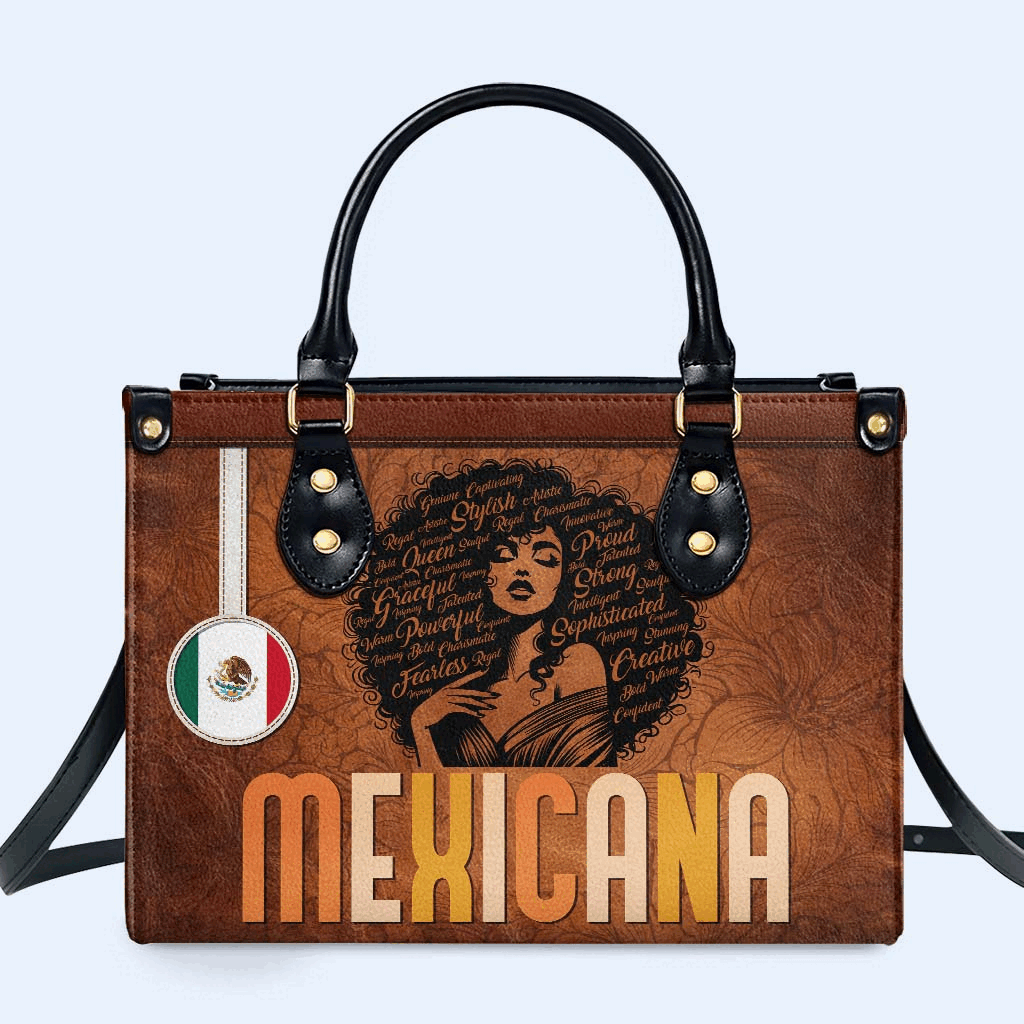 Inside The Latin Girl - Personalisierte Lederhandtasche - LA035_HB