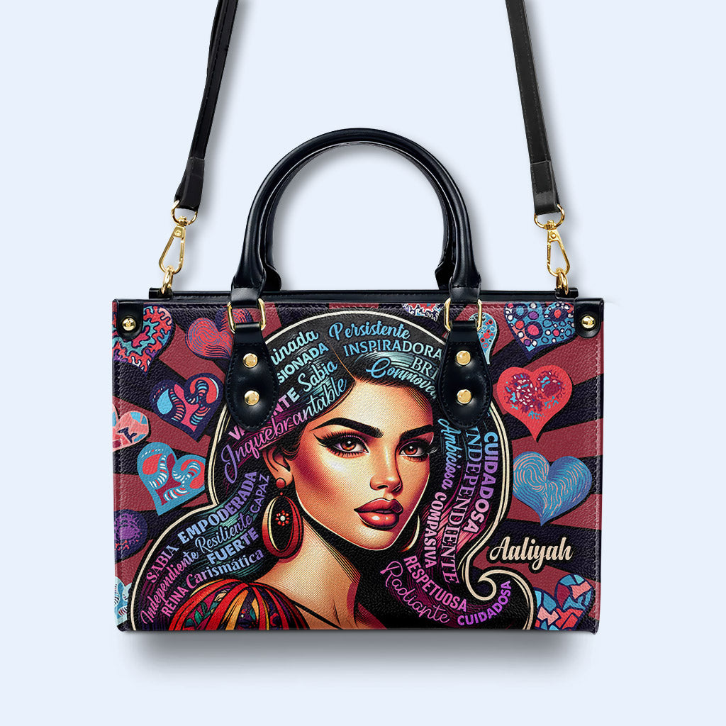 Soja - Personalisierte Lederhandtasche - HG01