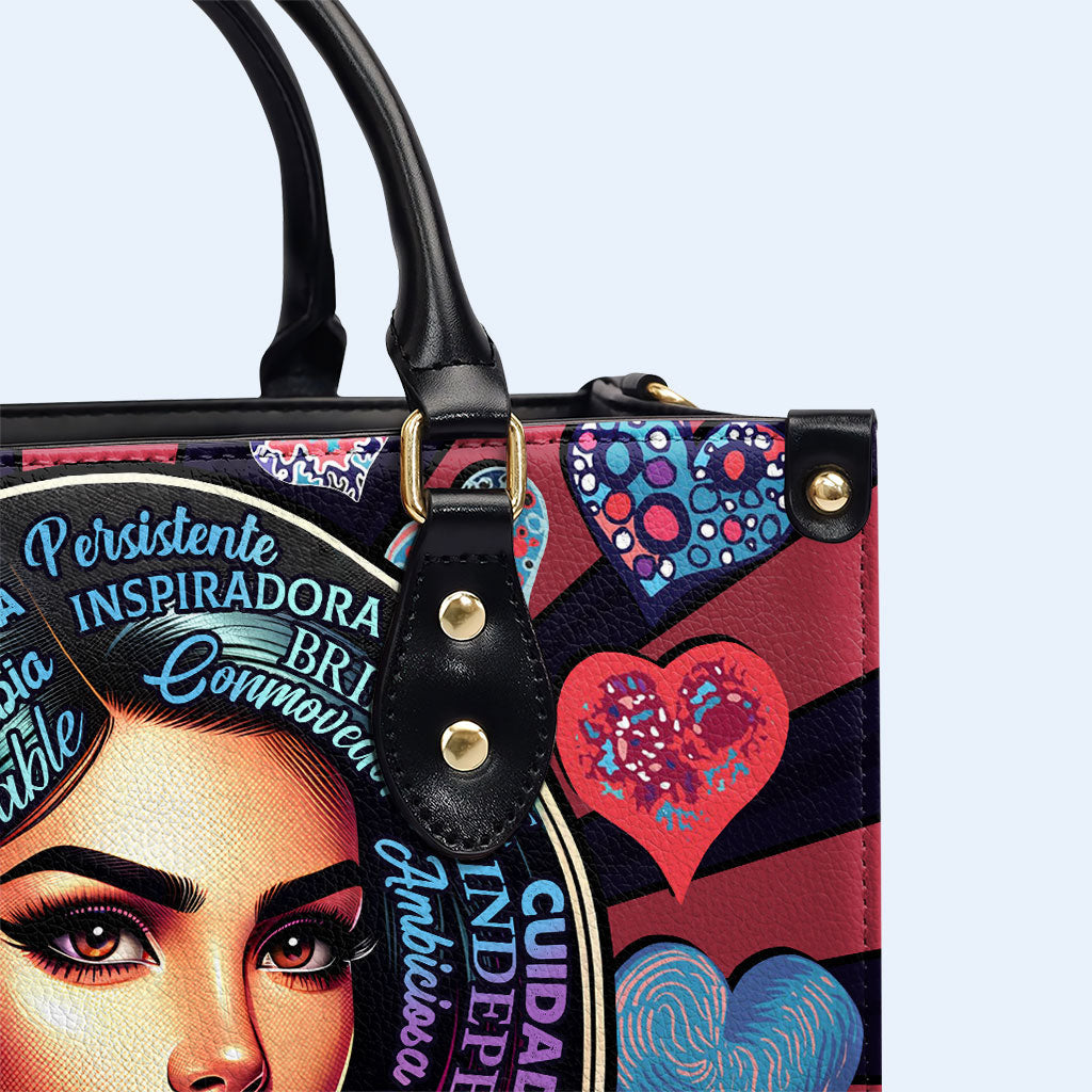 Soja - Personalisierte Lederhandtasche - HG01
