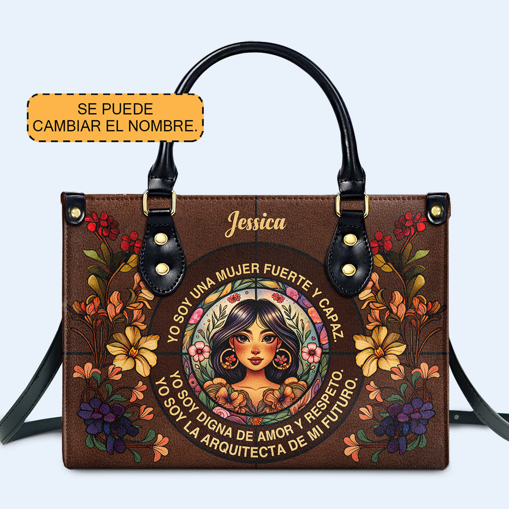 Yo Soy - Personalisierte Lederhandtasche - HG08