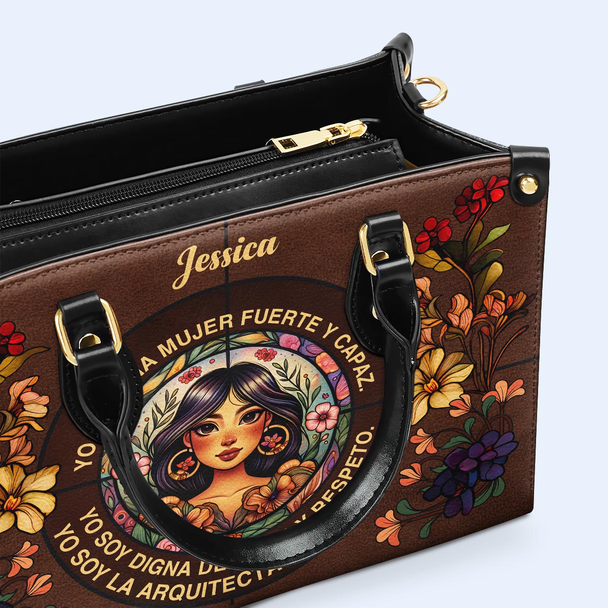 Yo Soy - Personalisierte Lederhandtasche - HG08