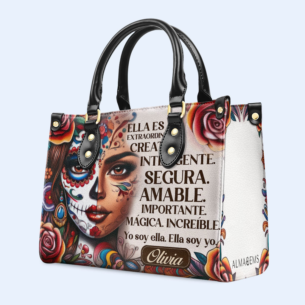 Ella Es - Personalisierte Lederhandtasche - HG25