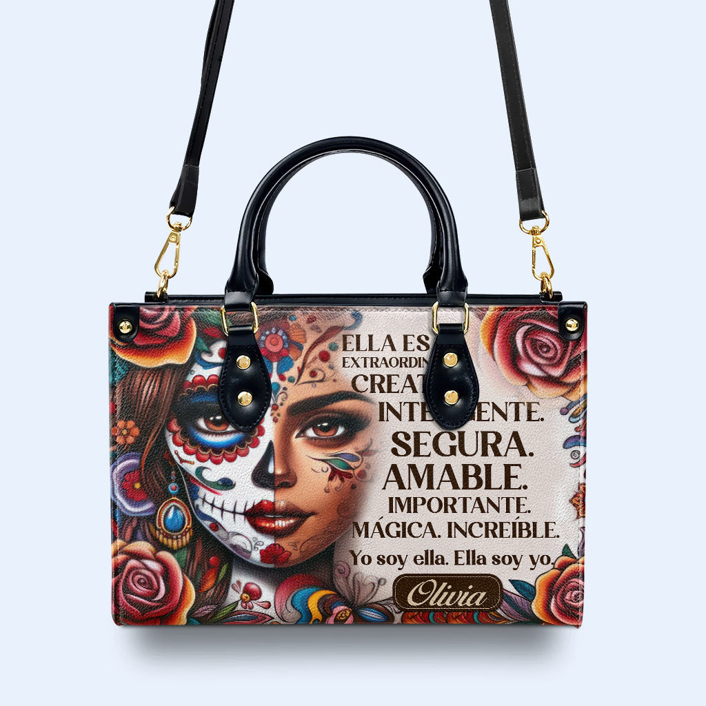 Ella Es - Personalisierte Lederhandtasche - HG25