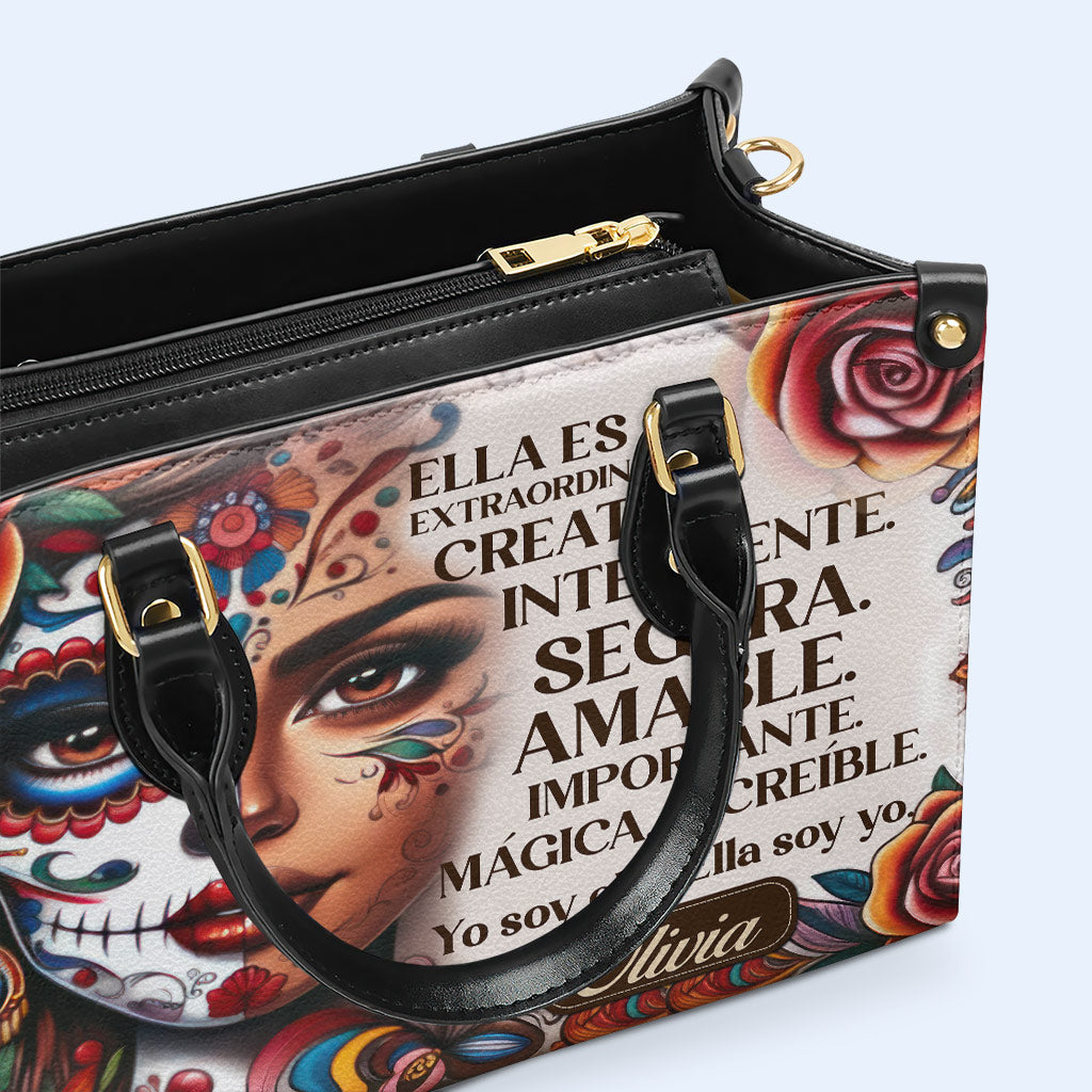 Ella Es - Personalisierte Lederhandtasche - HG25