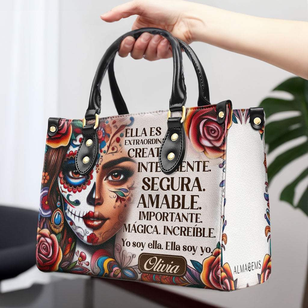 Ella Es - Personalisierte Lederhandtasche - HG25