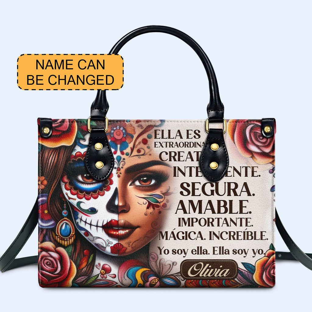 Ella Es - Personalisierte Lederhandtasche - HG25
