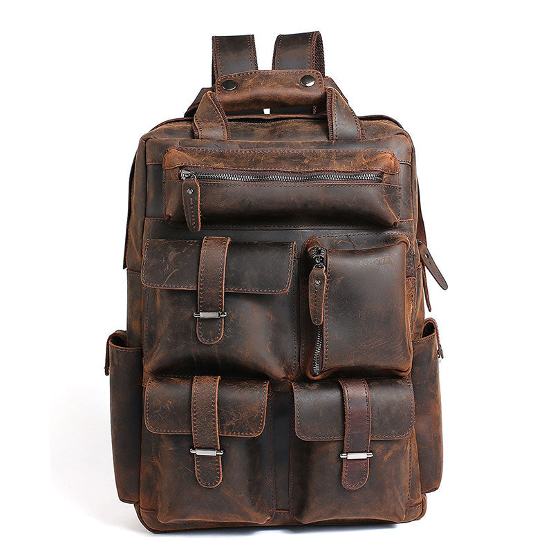 Vintage Crazy Horse Ledertasche