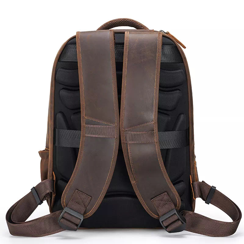 Großer Reiserucksack aus Crazy Horse Leder