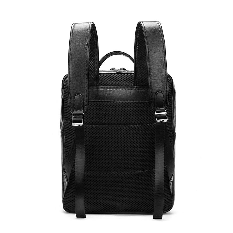 Executive Leather Laptop Backpack