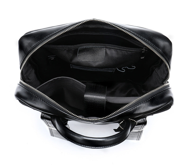 Executive Leather Laptop Backpack