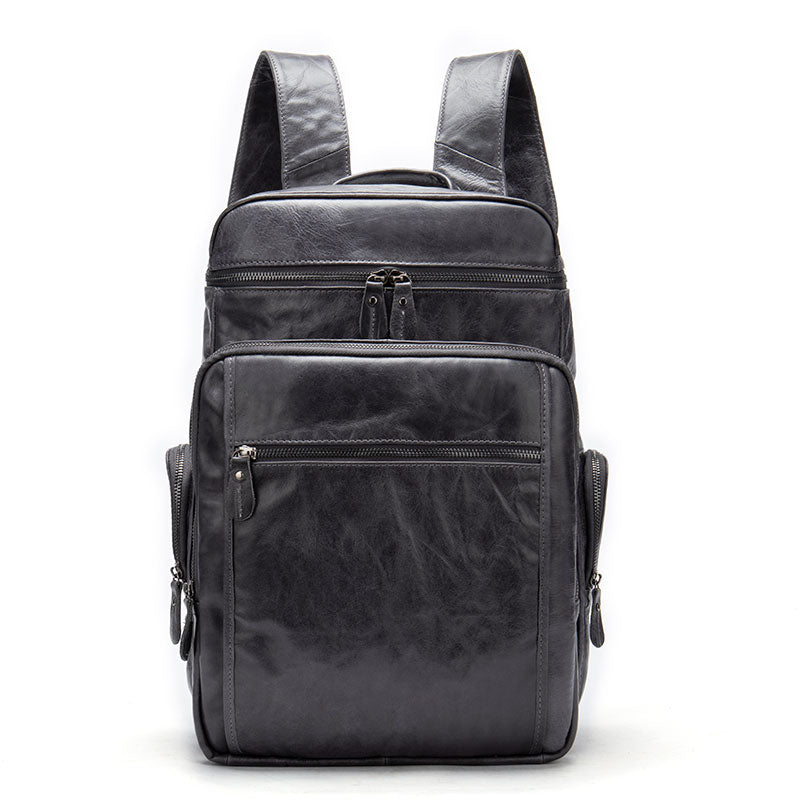 Premium Leather Travel Backpack