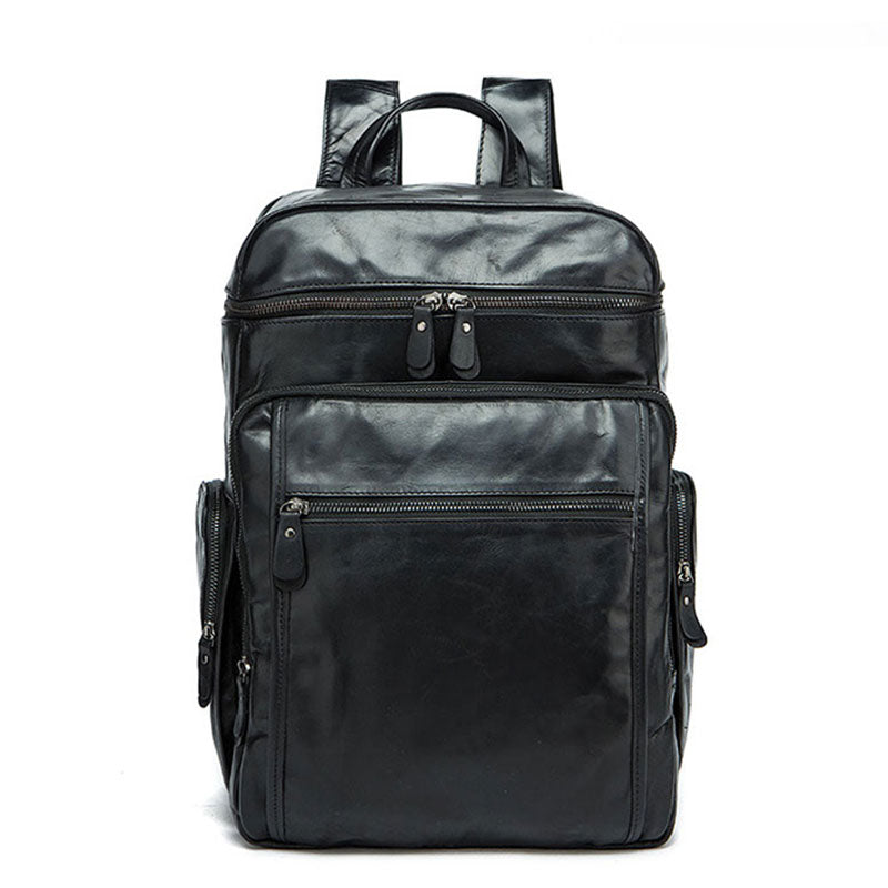 Premium Leather Travel Backpack
