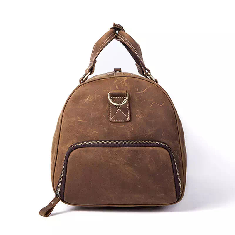 Wochenend-Reisetasche aus Vintage-Leder