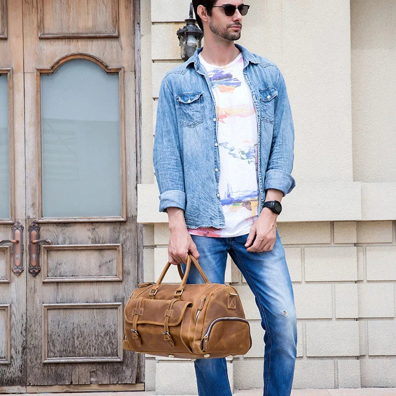 Adventure Leder Weekender Reisetasche