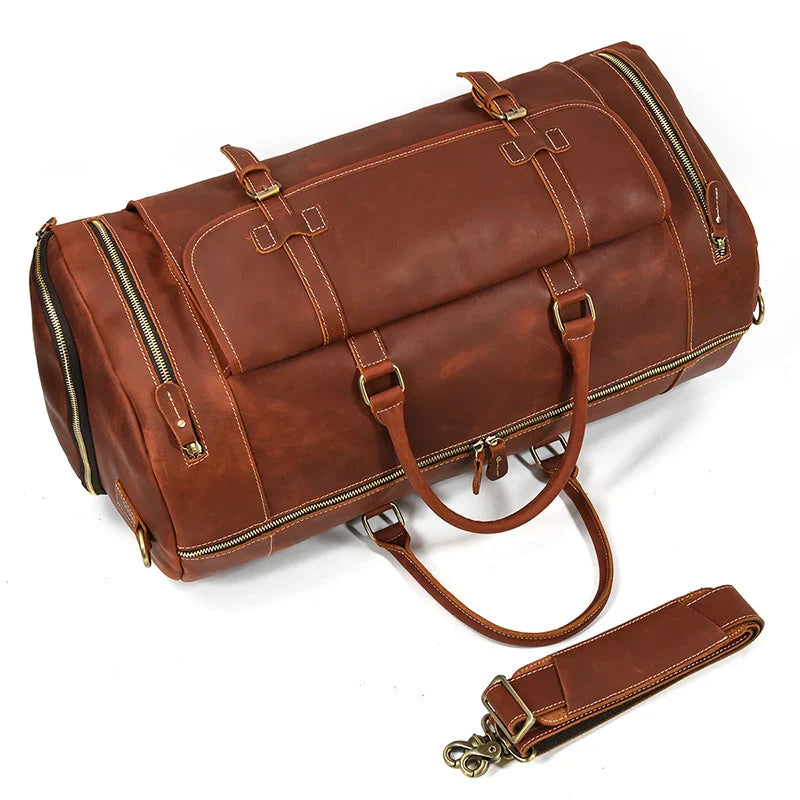 Adventure Leder Weekender Reisetasche