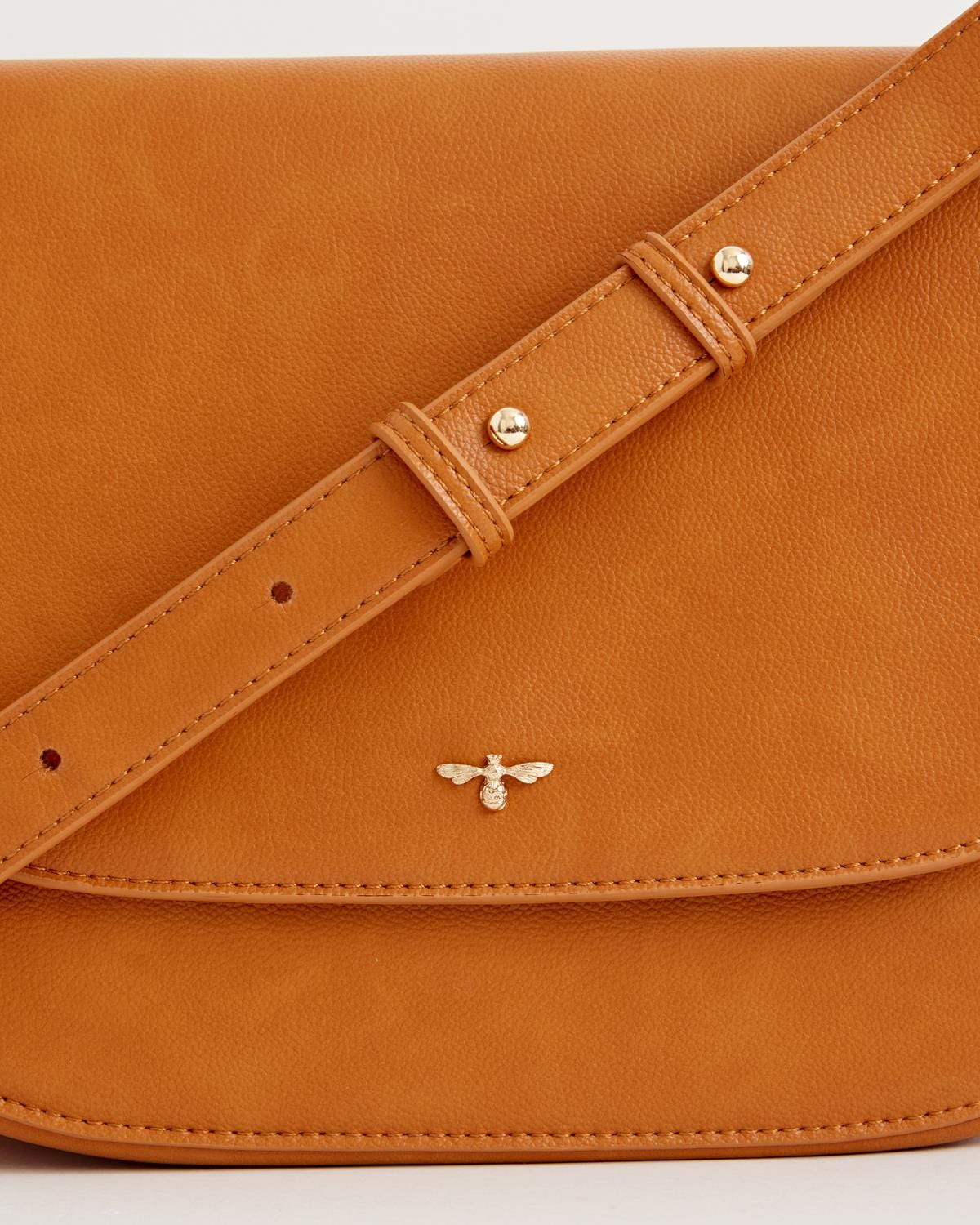Nina Messenger-Handtasche - Hellbraun