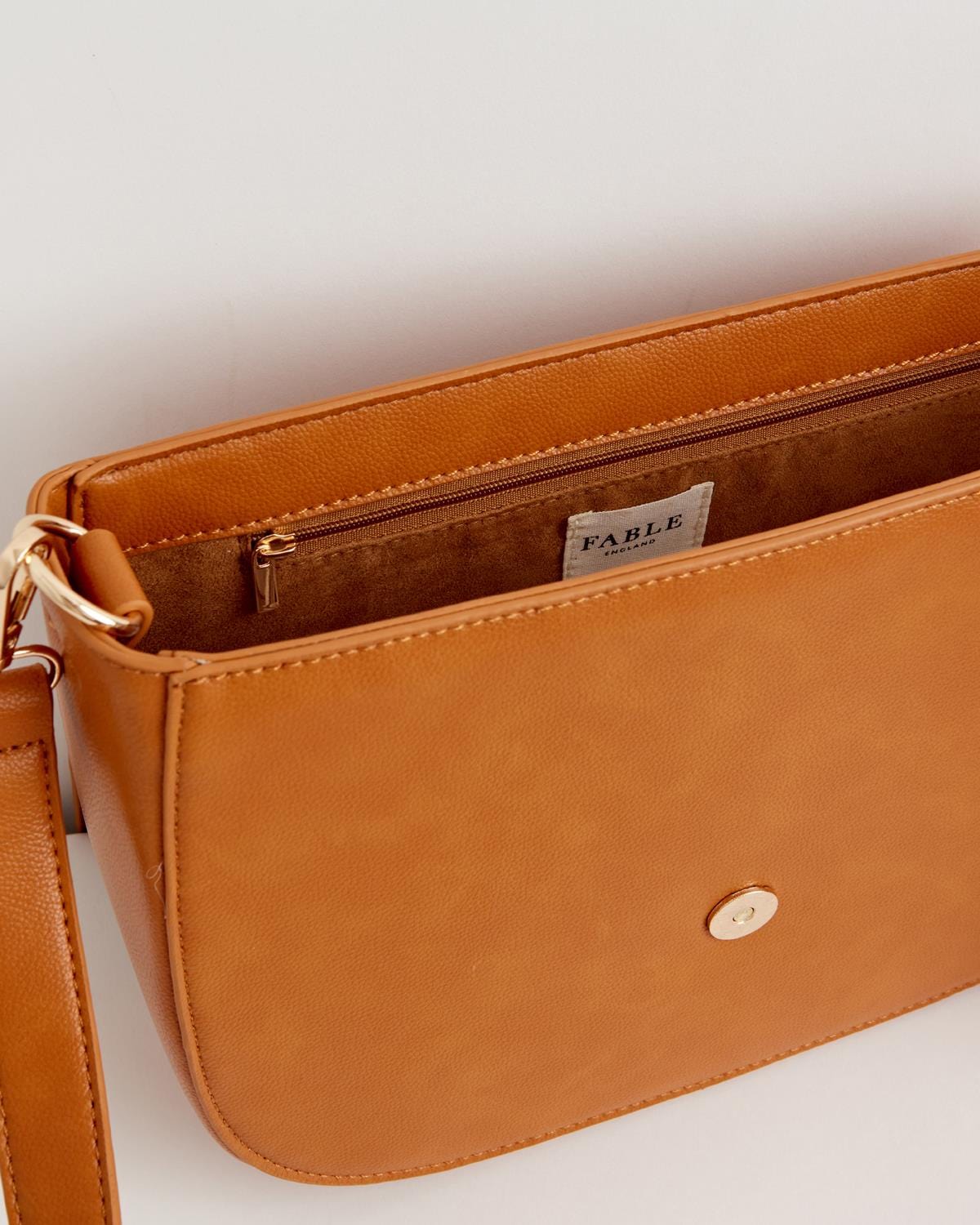 Nina Messenger-Handtasche - Hellbraun