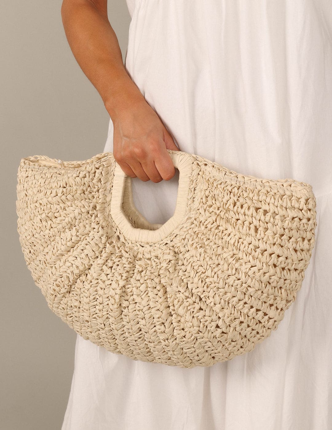 Natürliche Strohtasche