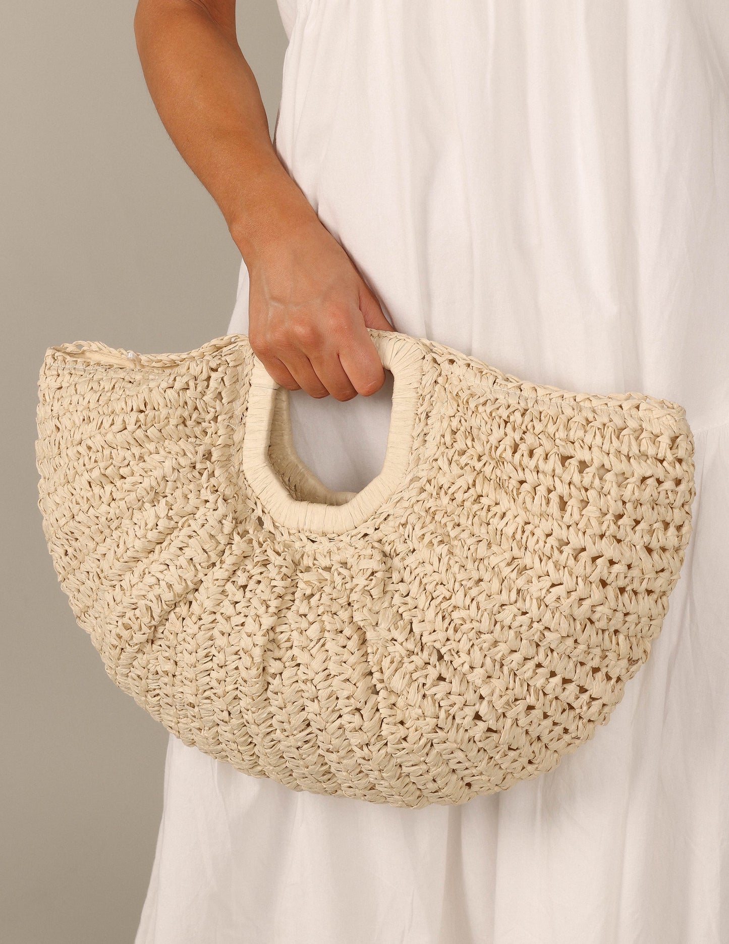 Natürliche Strohtasche