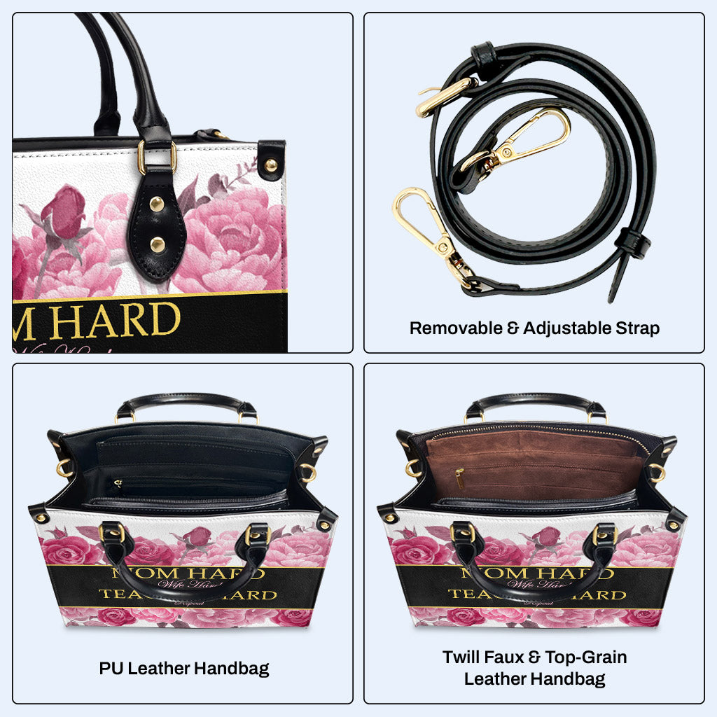 Queen Roses - Neu - Personalisierte Lederhandtasche - queen04