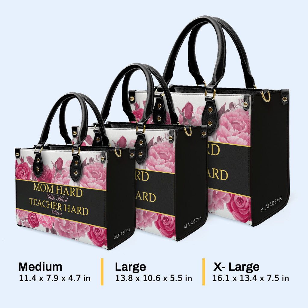 Queen Roses - Neu - Personalisierte Lederhandtasche - queen04