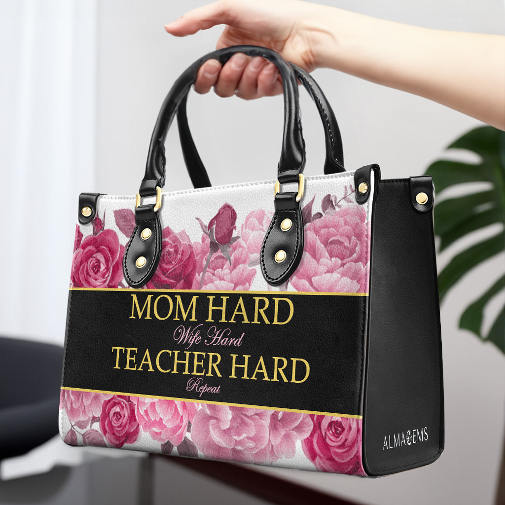 Queen Roses - Neu - Personalisierte Lederhandtasche - queen04