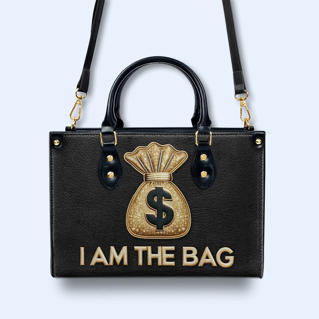 Ich bin die Tasche - Personalisierte Lederhandtasche - thebag01