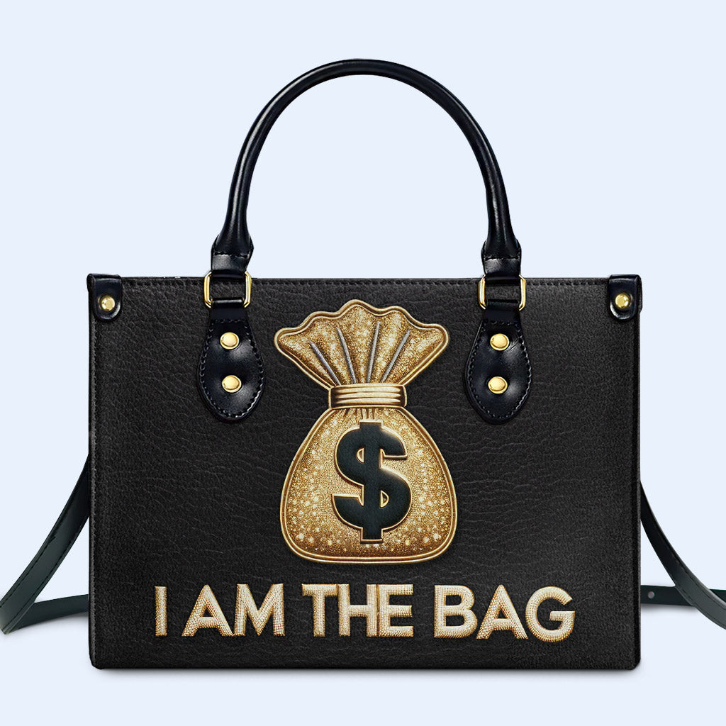 Ich bin die Tasche - Personalisierte Lederhandtasche - thebag01