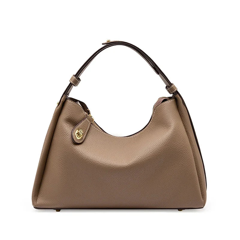 Vielseitige Crossbody aus genarbtem Leder