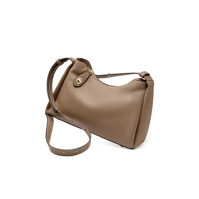Vielseitige Crossbody aus genarbtem Leder