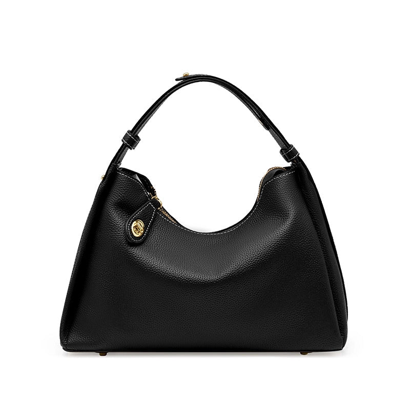 Vielseitige Crossbody aus genarbtem Leder