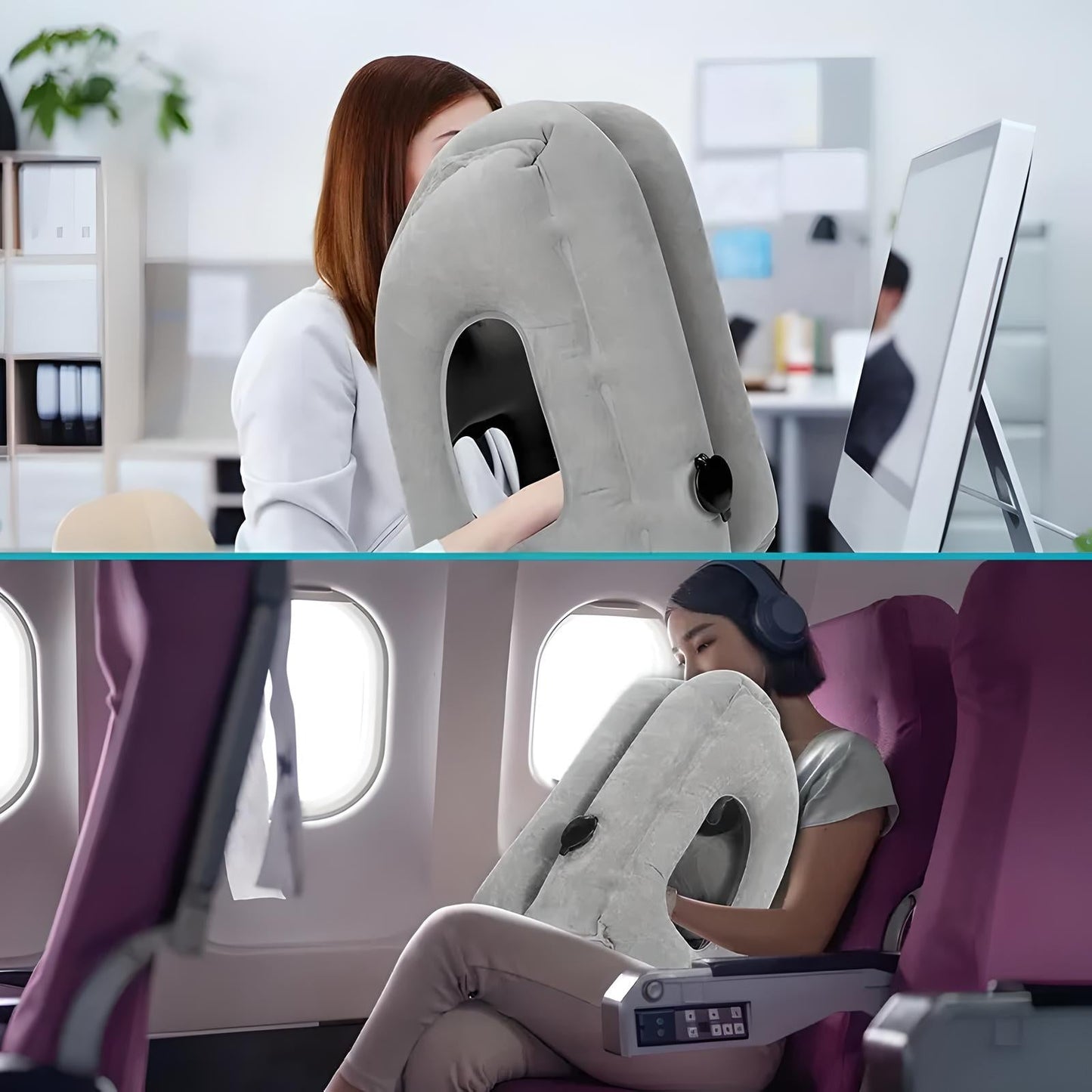 Inflatable Travel Pillow