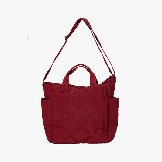 Olives Quilted Puffer Tote