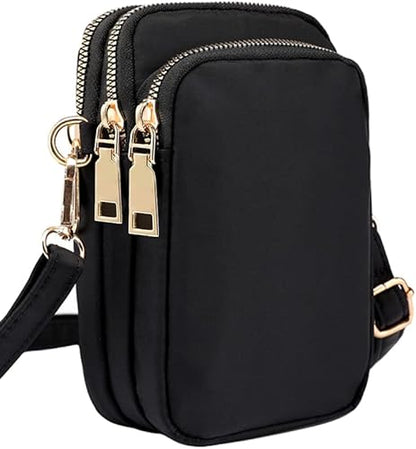 Water-Resistant Compact Crossbody Bag