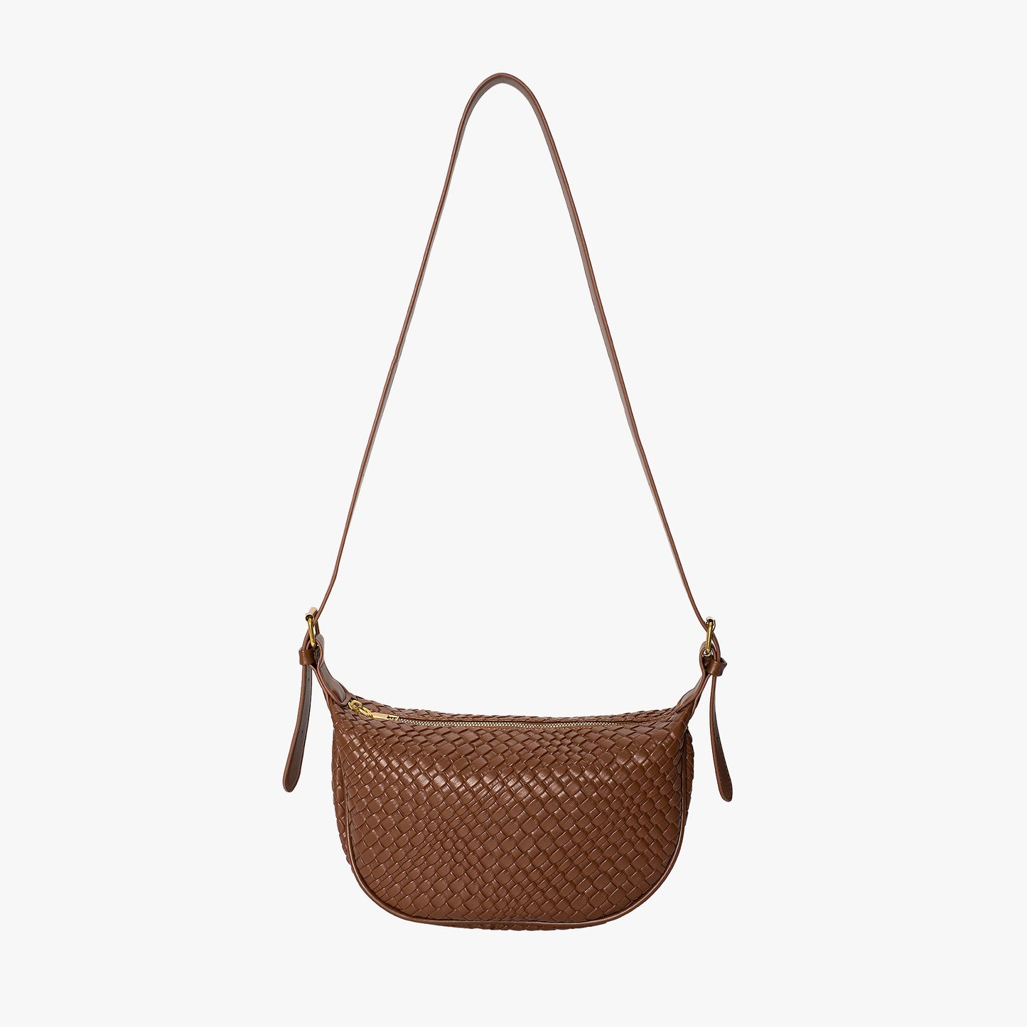 Woven Half Moon Bag