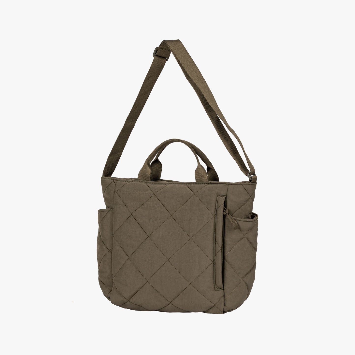 Olives Quilted Puffer Tote