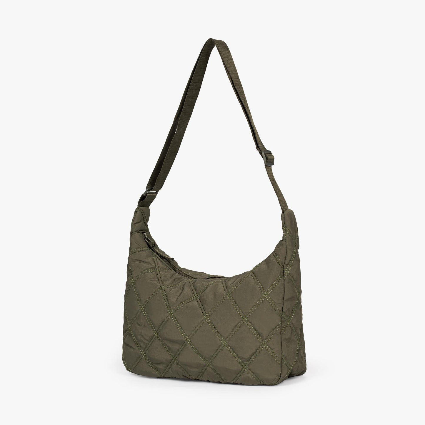 Olives Quilted Puffer Bag