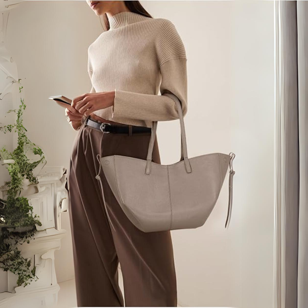 Sefra Leather Tote Bag