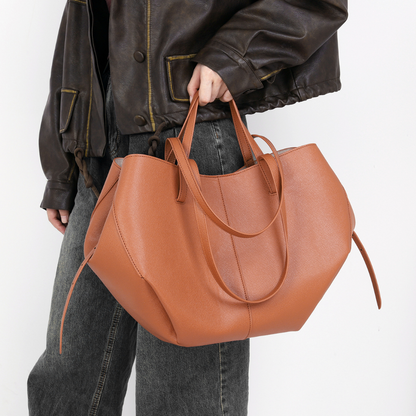 Sefra Leather Tote Bag