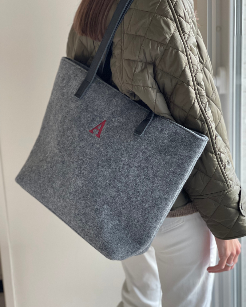 Gray Valentina Bag